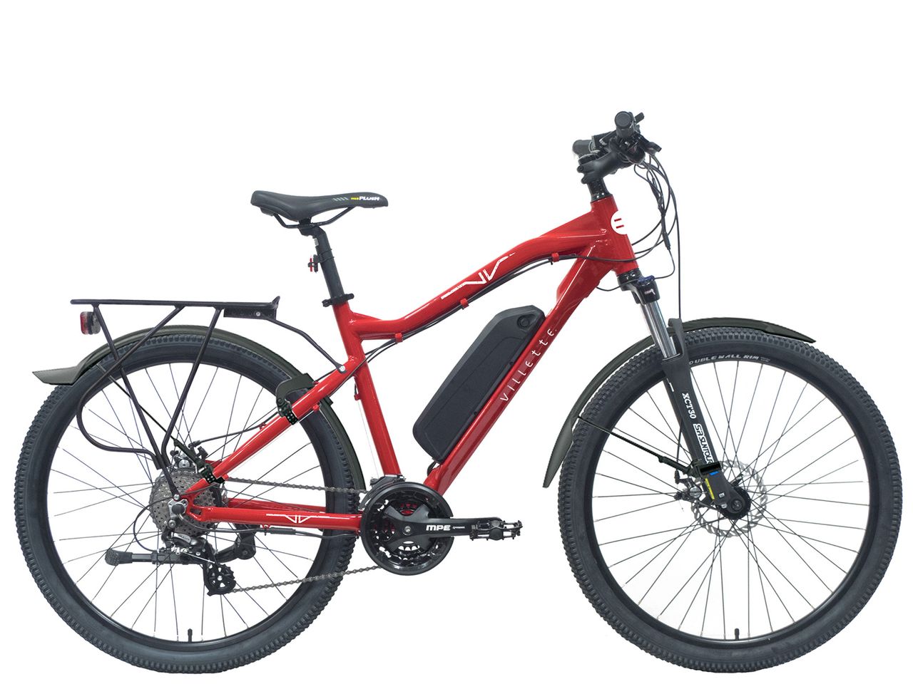 Villette le Chamois, E-SUV, 27,5 Zoll, 13 Ah, rot