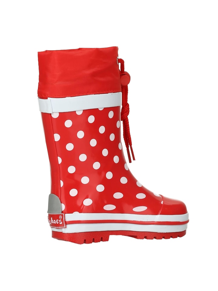 Playshoes Gummistiefel Punkte in Rot günstig kaufen