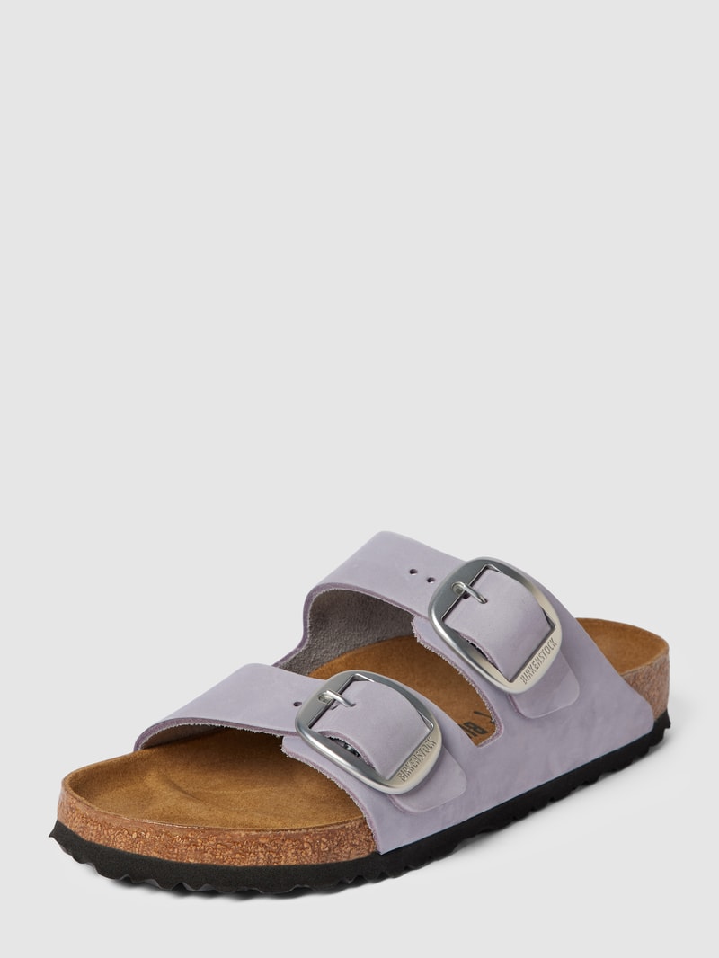 Sandalen mit Dornschließe Modell 'Arizona' in lavendel