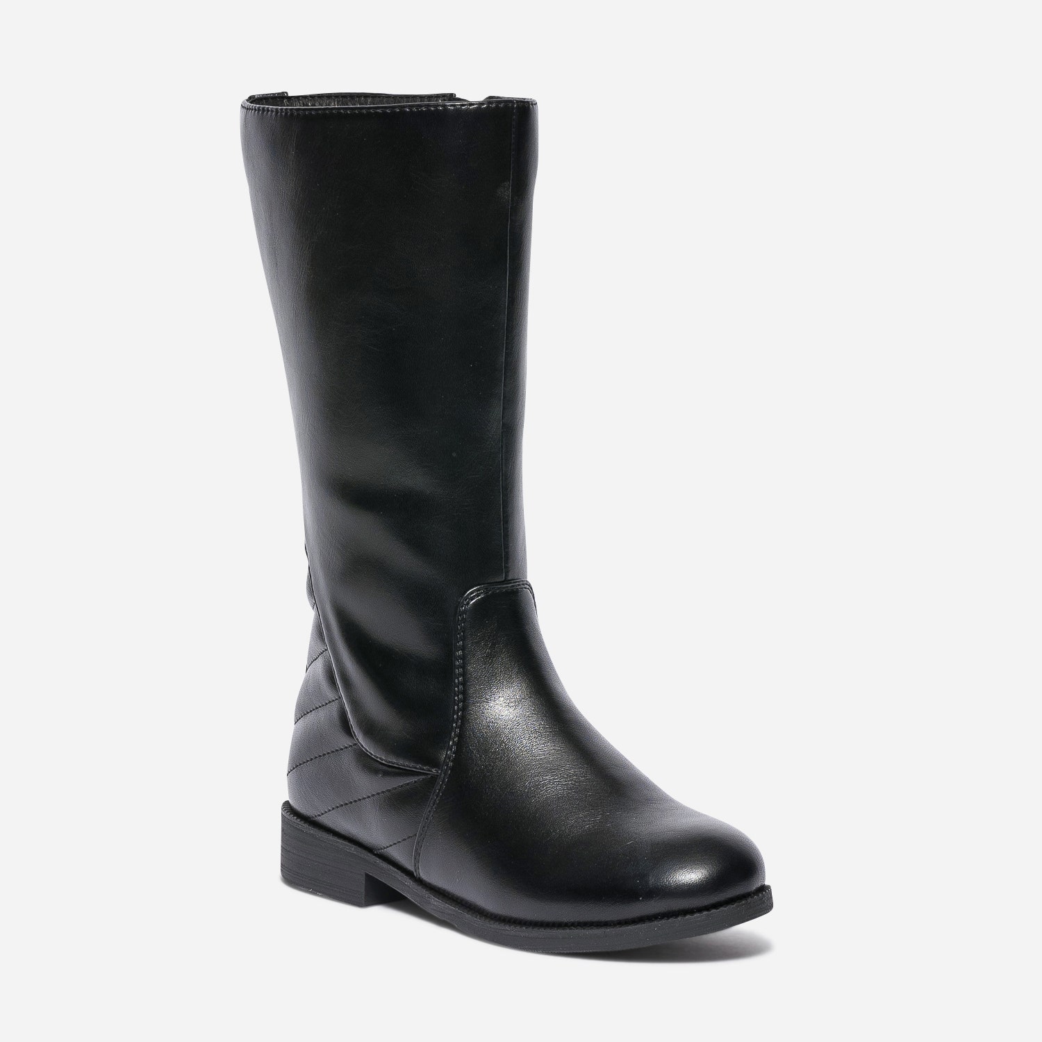 Botte noire esprit motard