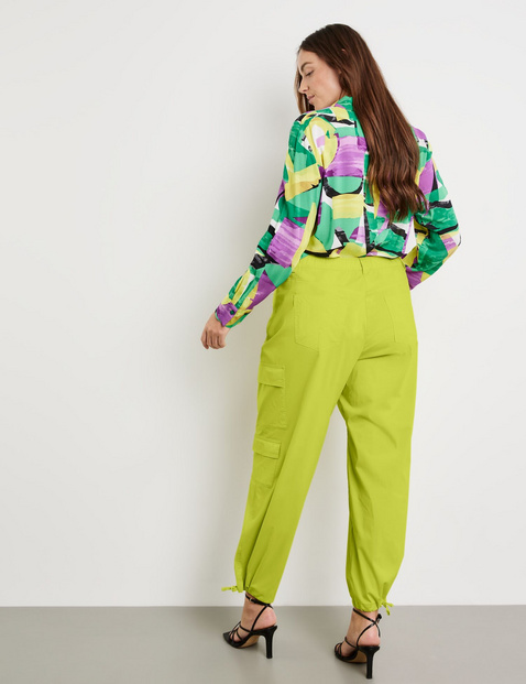 Cargohose aus Baumwoll-Mix Carlotta