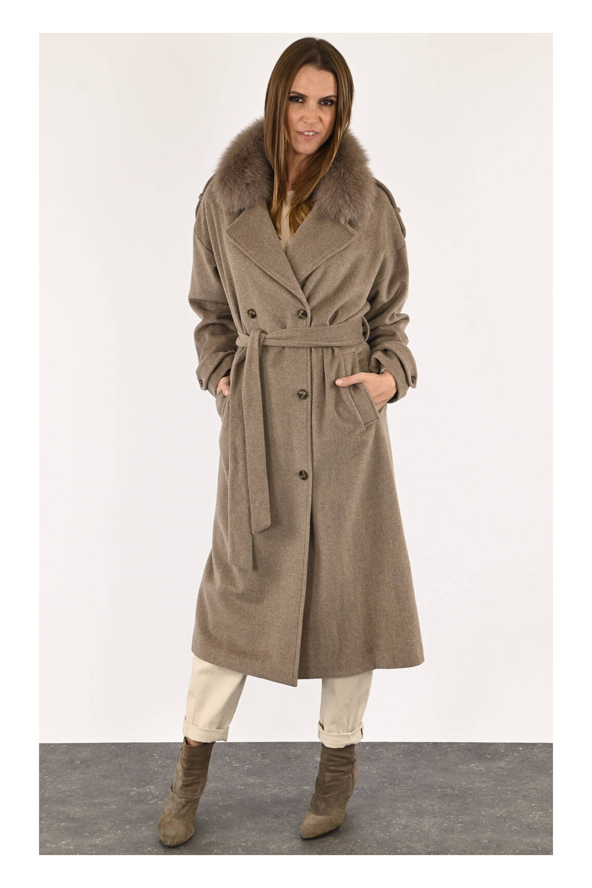 Levinsky Manteaux Longs Femme couleur beige