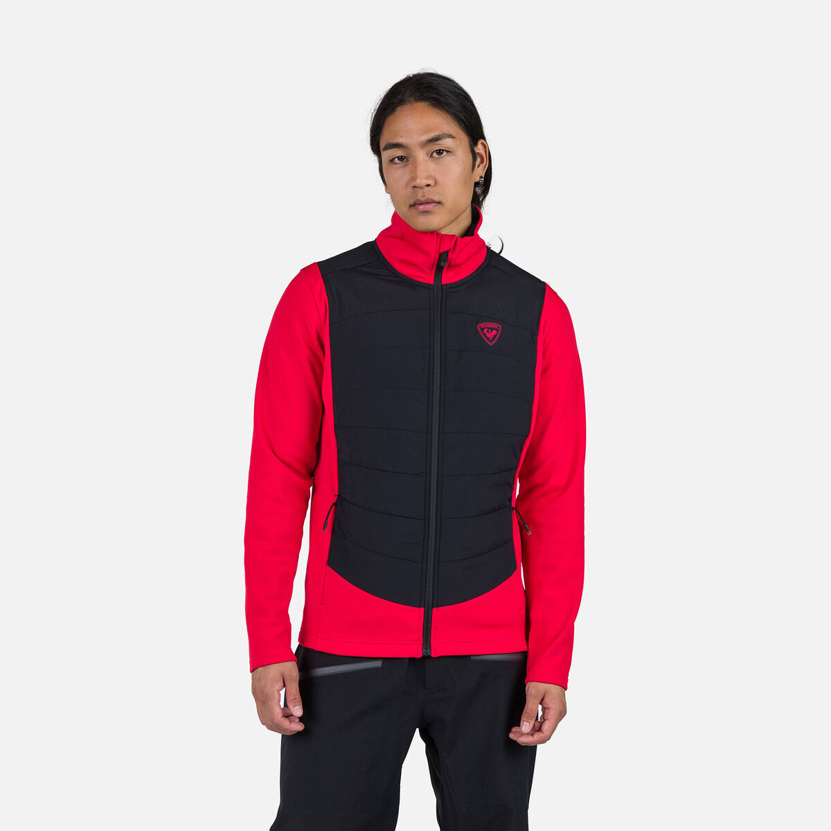 Herrenjacke mit durchgehendem Reißverschluss Classique Hybrid