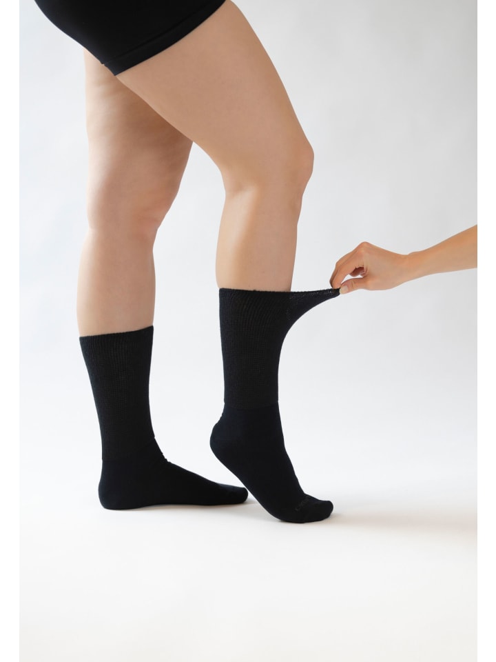 camano Diabetikersocken 6er Pack comfort in Schwarz günstig kaufen