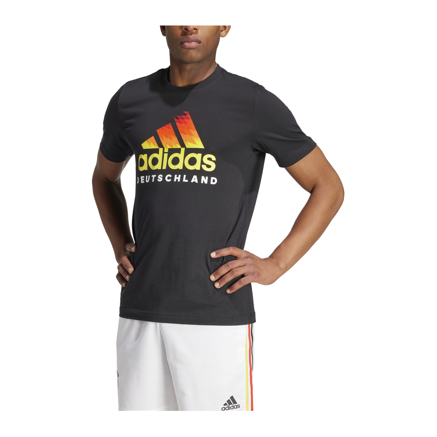 adidas DFB Deutschland DNA Graphic T-Shirt EM 2024 Schwarz