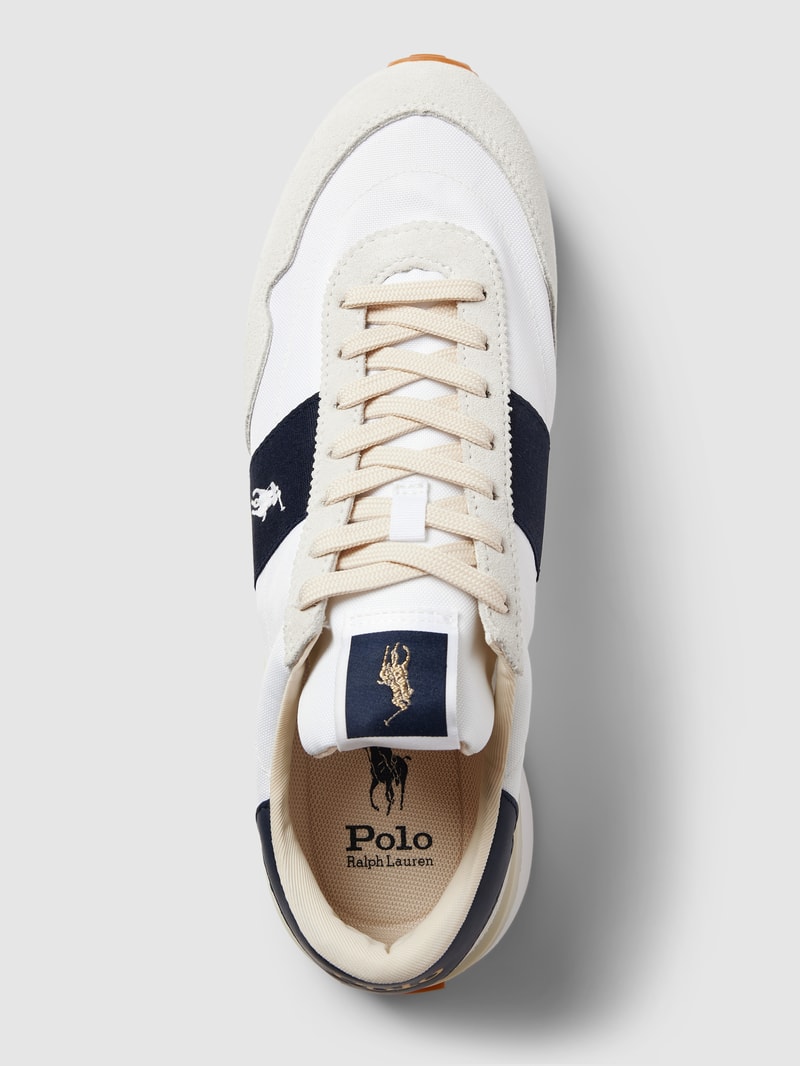 Sneaker mit Label-Details in weiß