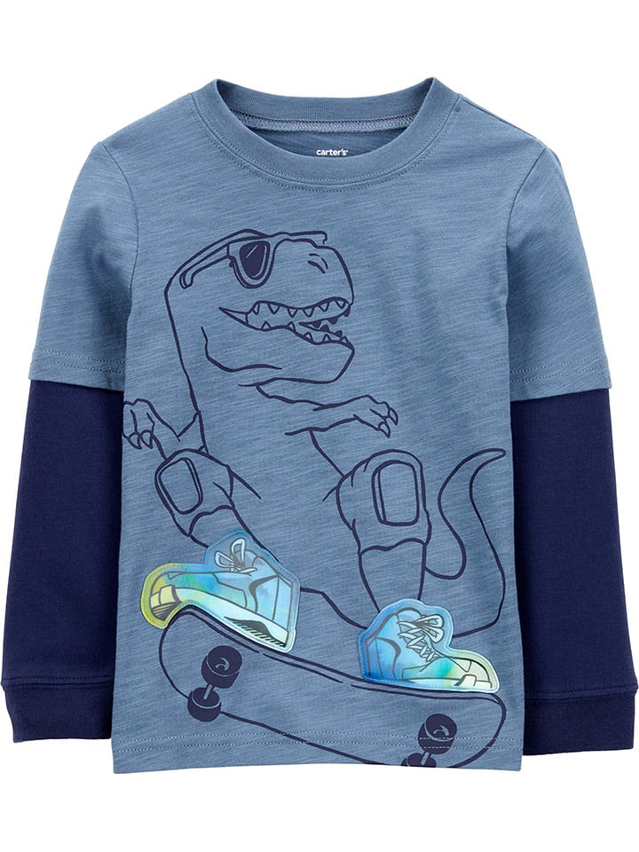 carter's Longsleeve in Blau günstig kaufen