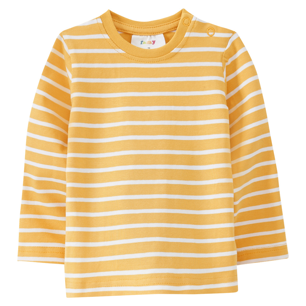 2 Baby Langarmshirts im Basic-Style