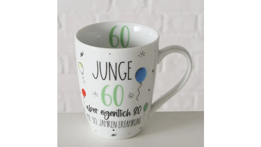 Boltze Tasse in Geschenkpackung 60.Geburtstag