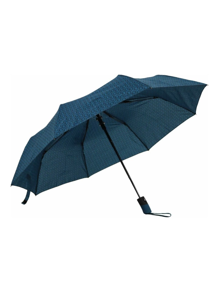 COFI 1453 Teleskop-Taschenschirm mit Schutzhülle flexibel und widerstandsfähig in Blau günstig kaufen onesize