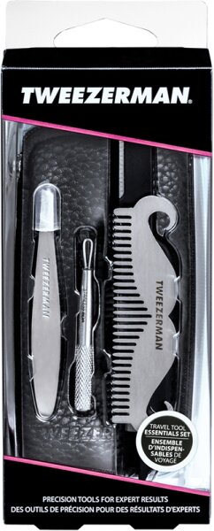 Tweezerman Travel Tool Essentials Kit - Reisepflege Set Bartpflegeset