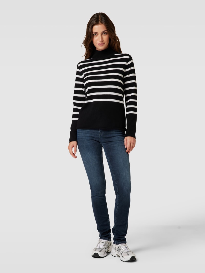 Jeans mit 5-Pocket-Design Modell 'CARO' in blau