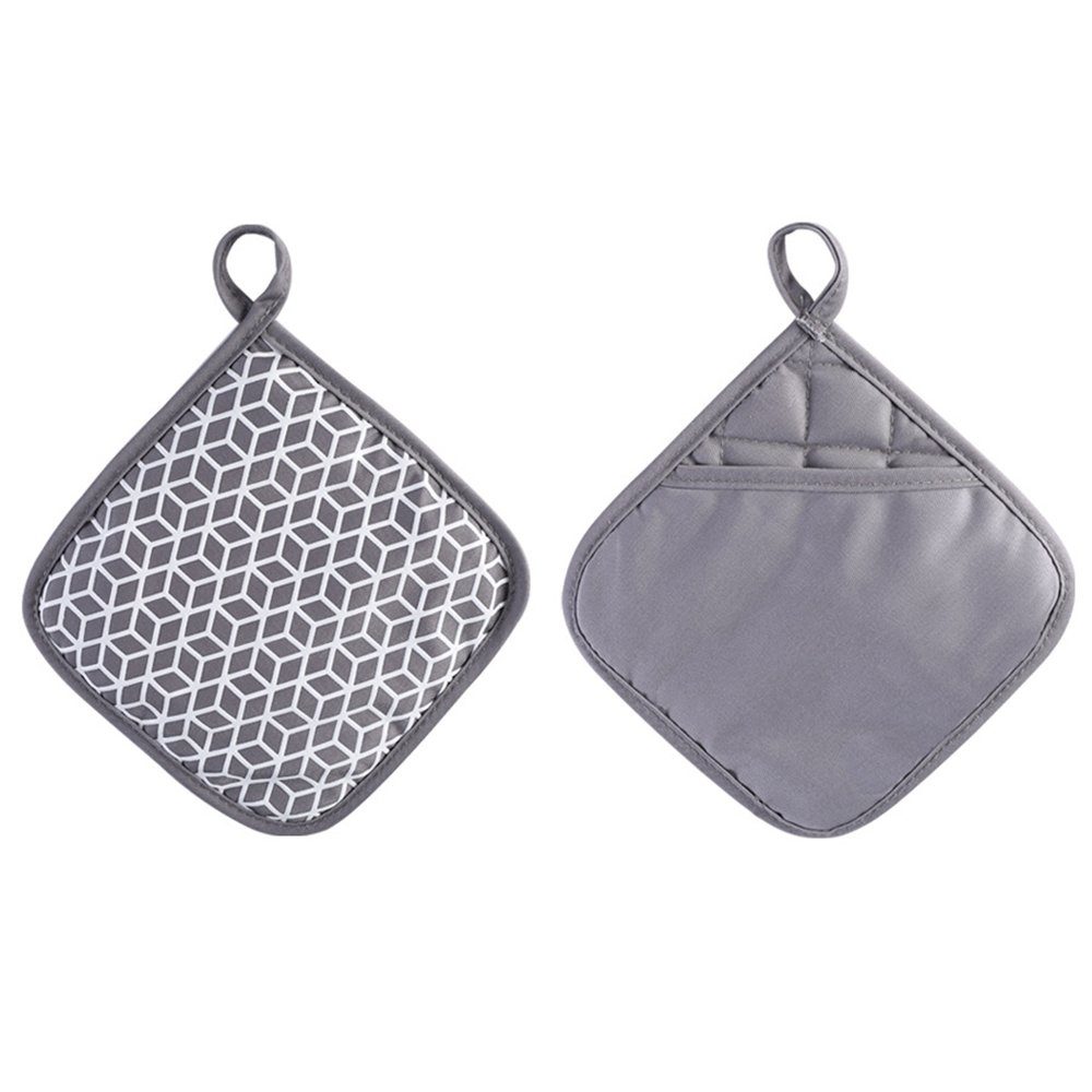 SCOKIT Topfhandschuhe Ofenhandschuhe Topflappen 4er Set, (Küche Topfhandschuhe mit Silikon Anti-Rutsch Design), Geeignet für Backen, Kochen, Grillen