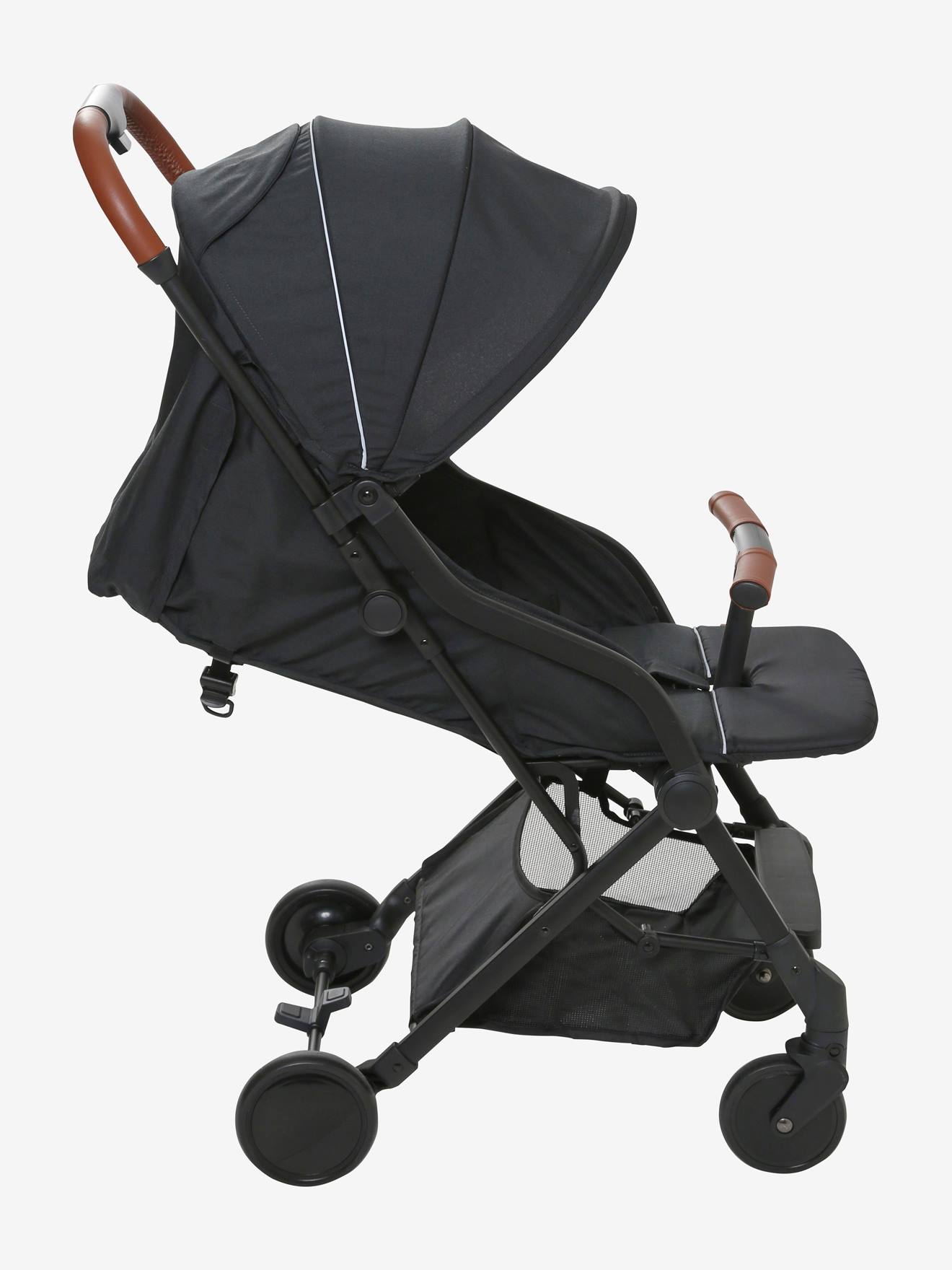 Vertbaudet City-Buggy MICROCITY - grau meliert/schwarz