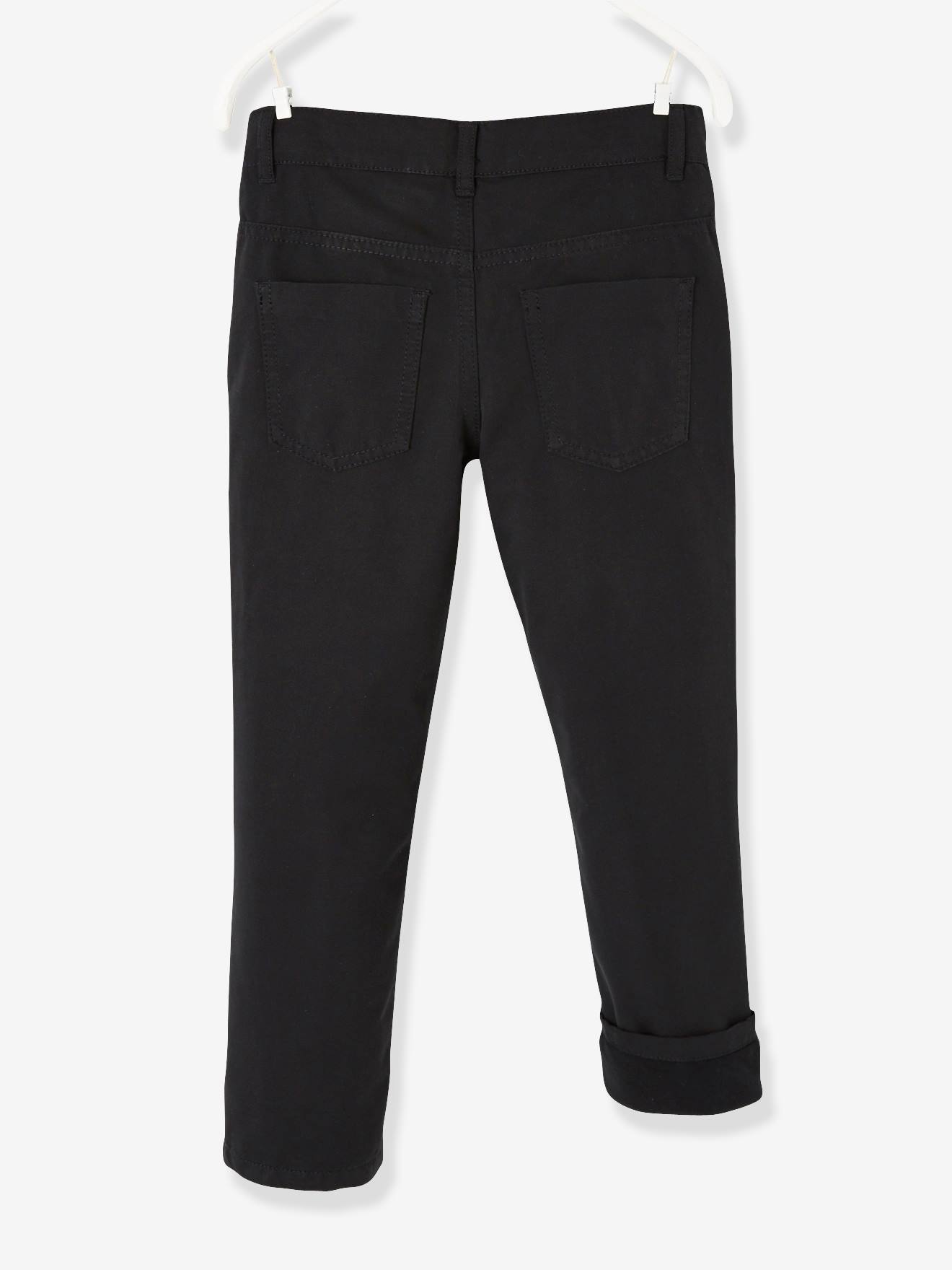 Pantalon indestructible doublé jersey garçon noir