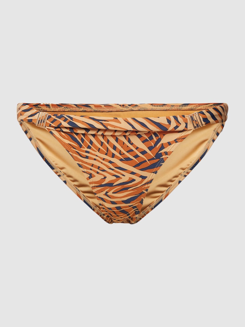 Bikini-Slip mit Animal-Print Modell 'YINDI' in rosé