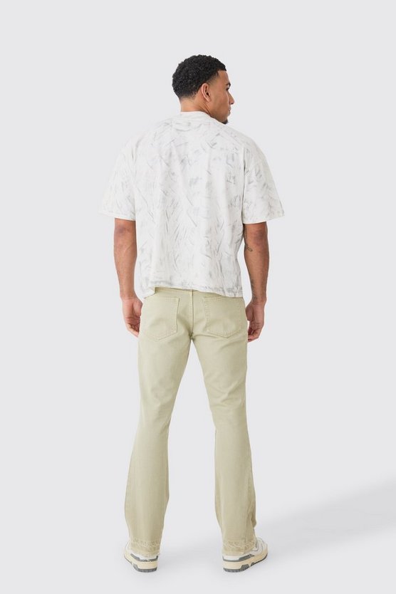 Slim-Fit Schlagjeans