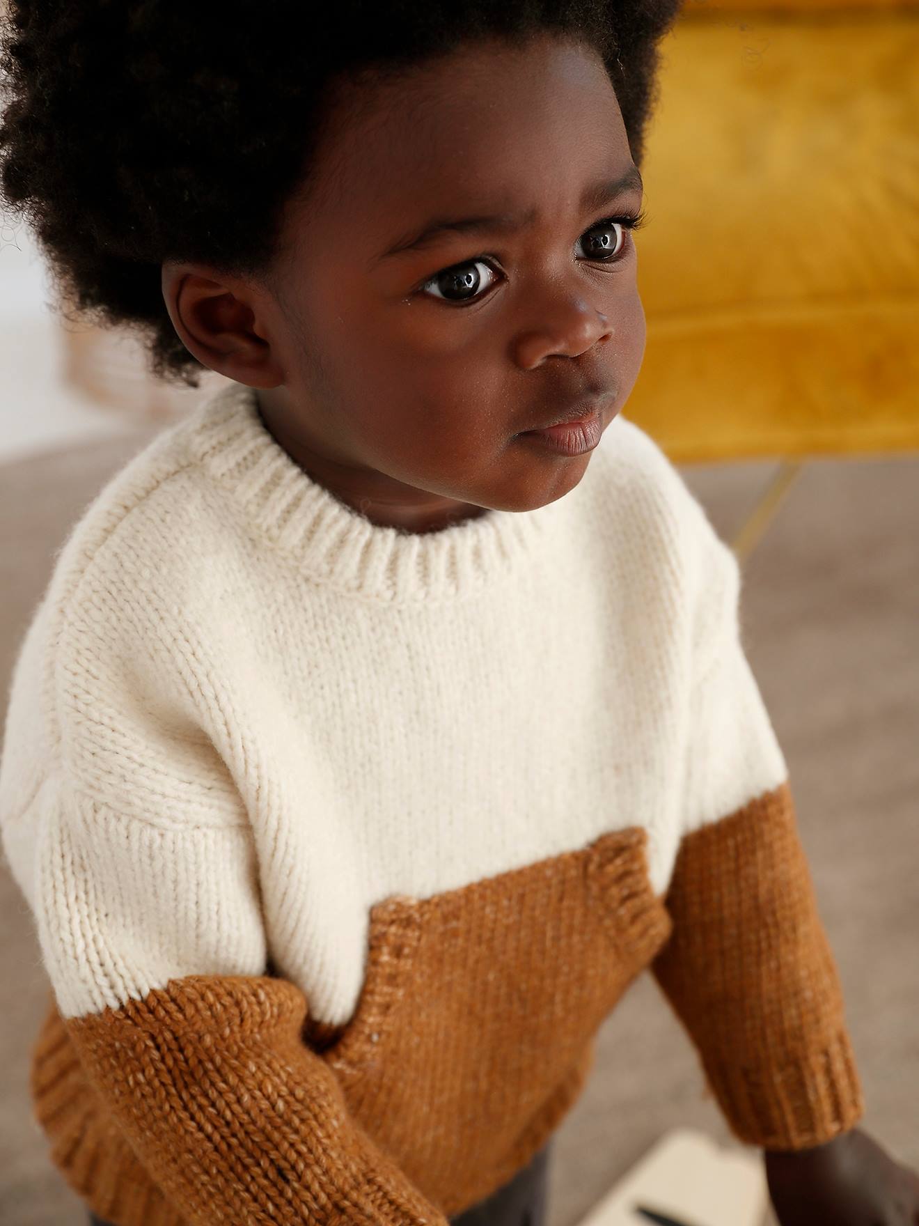 Vertbaudet Baby Pullover Oeko-Tex - beige