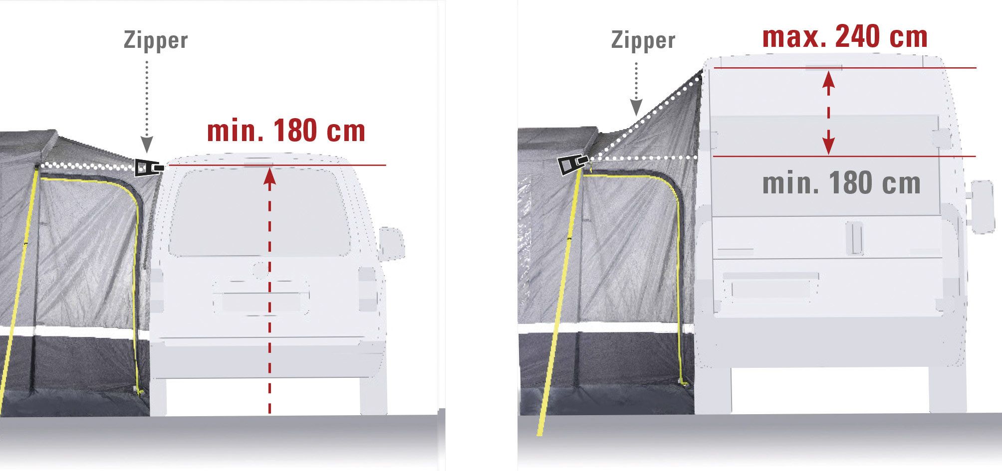 High Peak Tramp 2.0 Busvorzelt