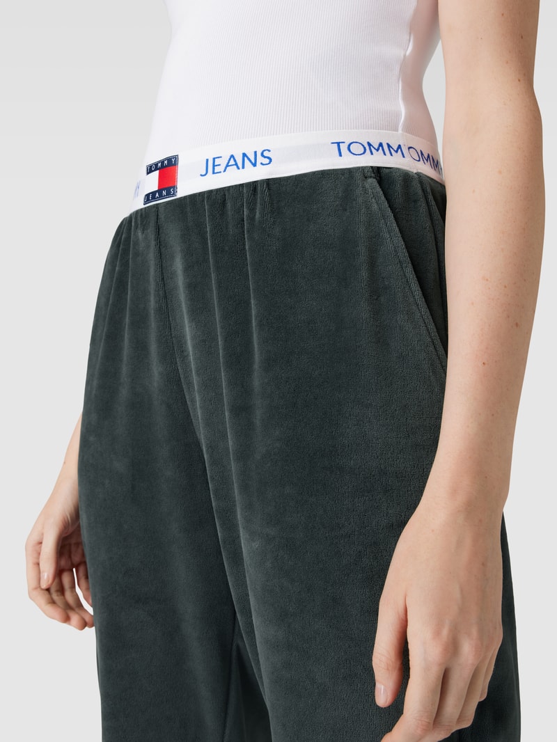 Jogpants mit elastischem Bund Modell 'HERITAGE' in anthrazit