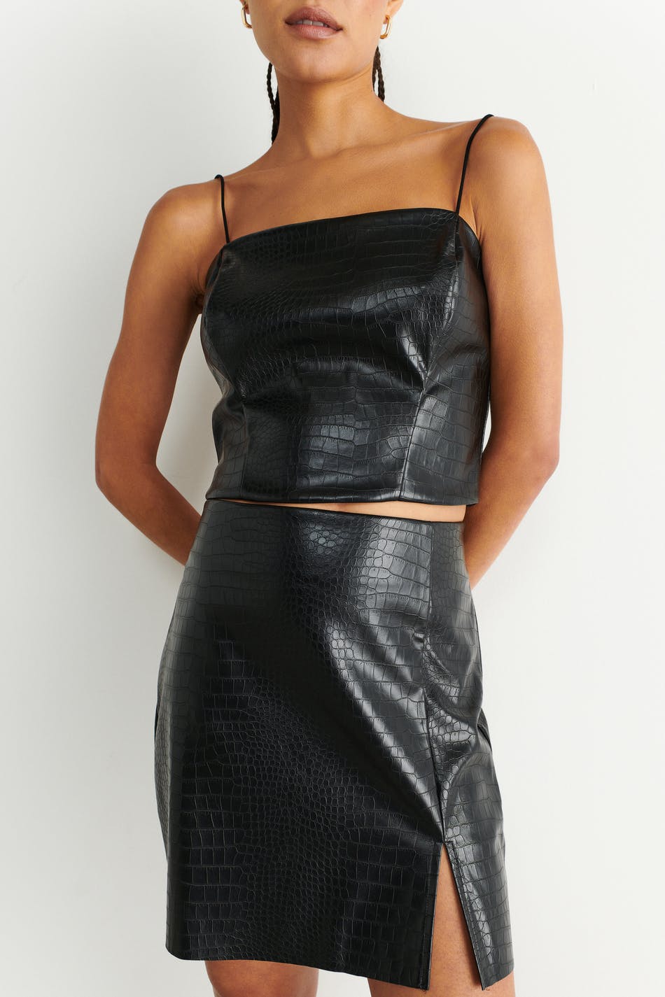 Mollie pu skirt