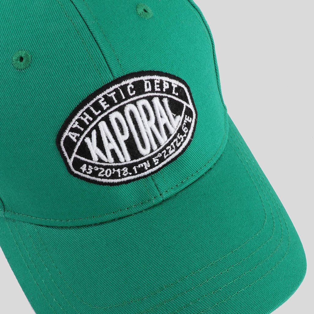 MERI   Casquette verte homme 100% coton