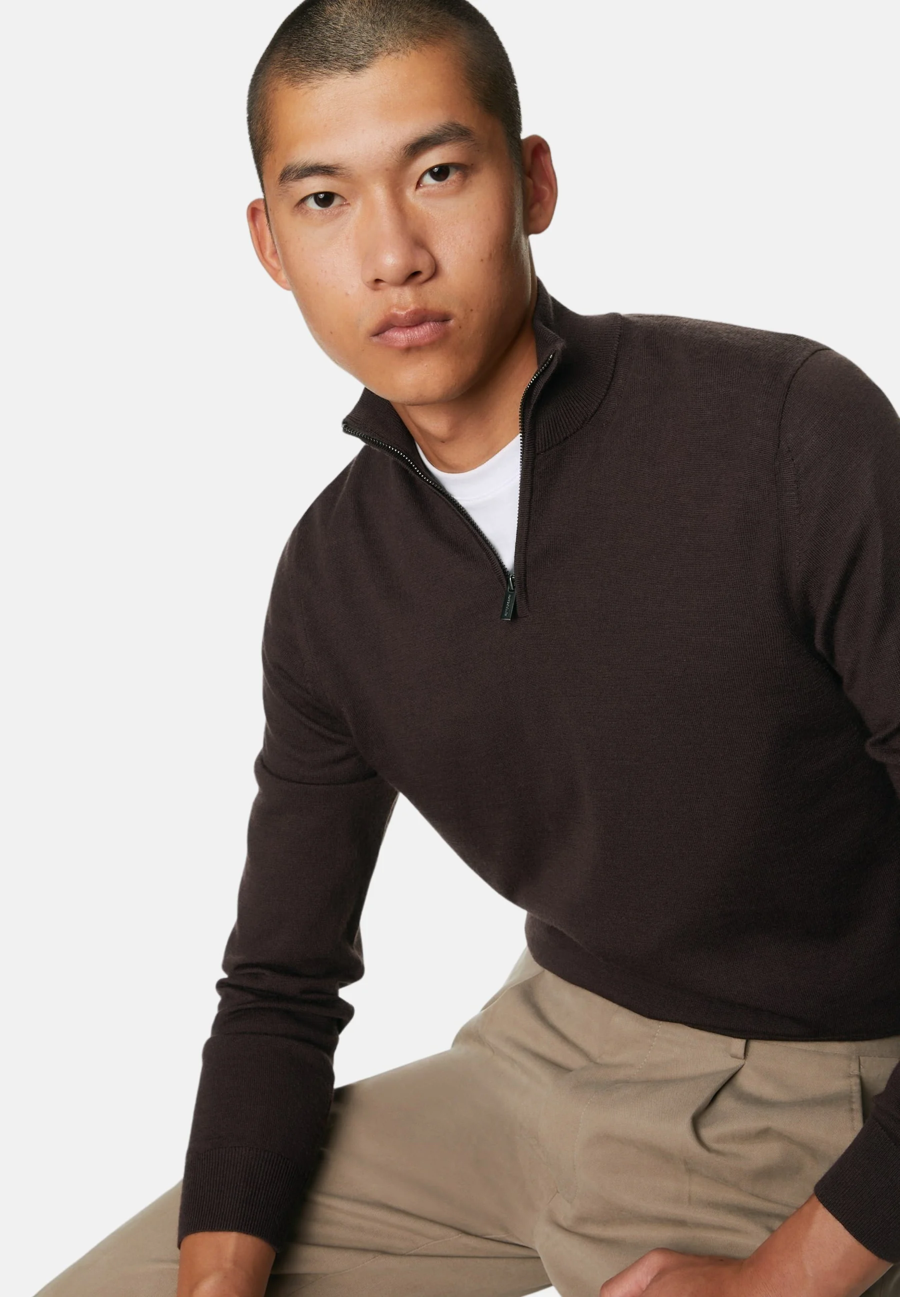 Suéter Marks & Spencer MERINO HALF ZIP