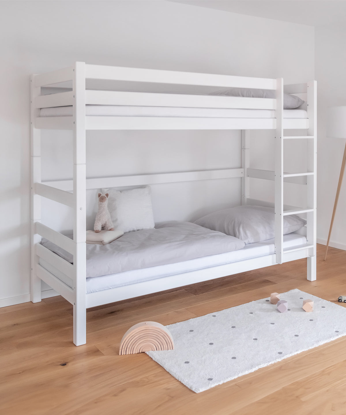 Etagenbett Buche Hoch Weiß