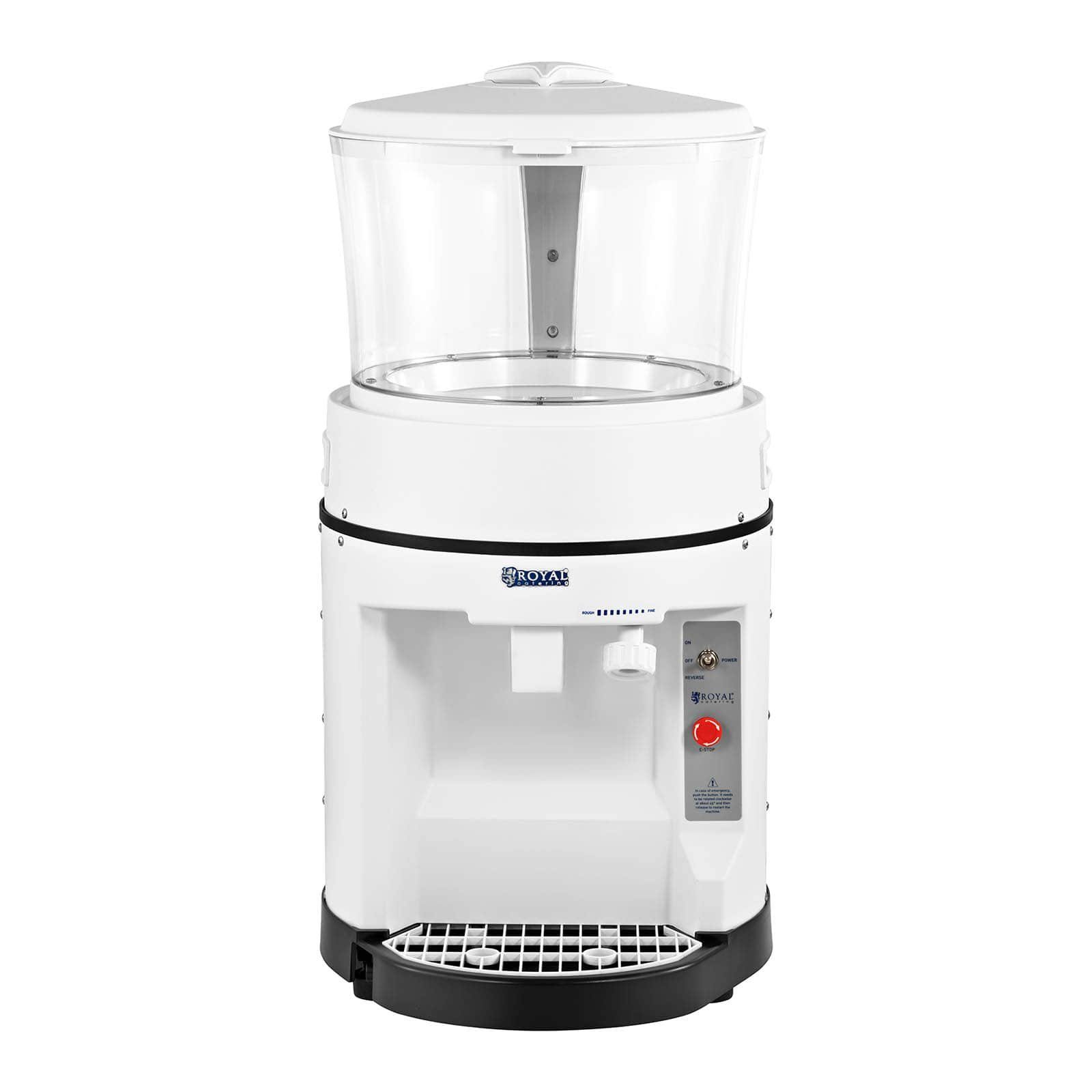 Royal Catering Eiscrusher Ice Crusher - 400 W - 320 U/min - 8 L - stufenlos einstellbar