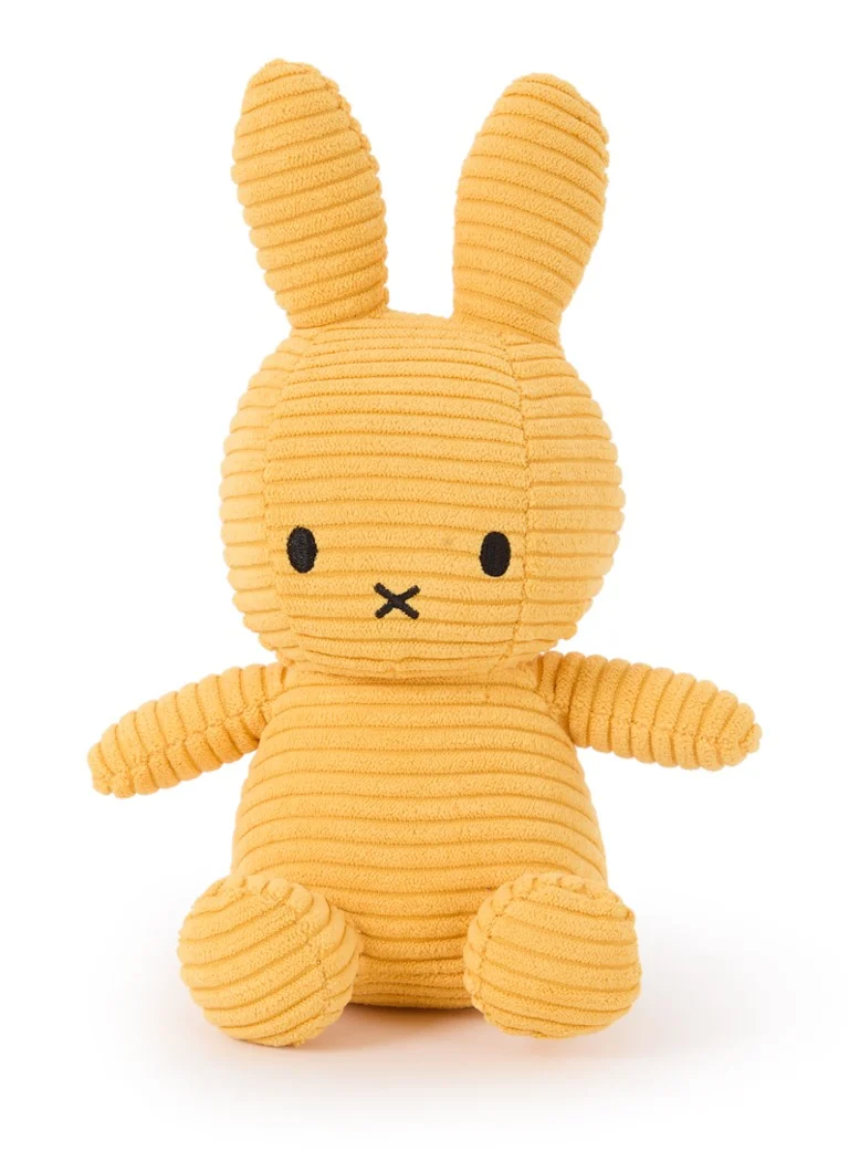 Miffy-pehmolelu, joka on valmistettu samettikankaasta