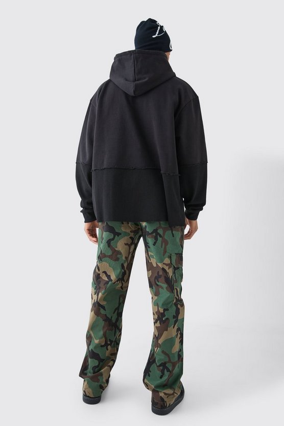 Lockere Camouflage Cargo-Hose