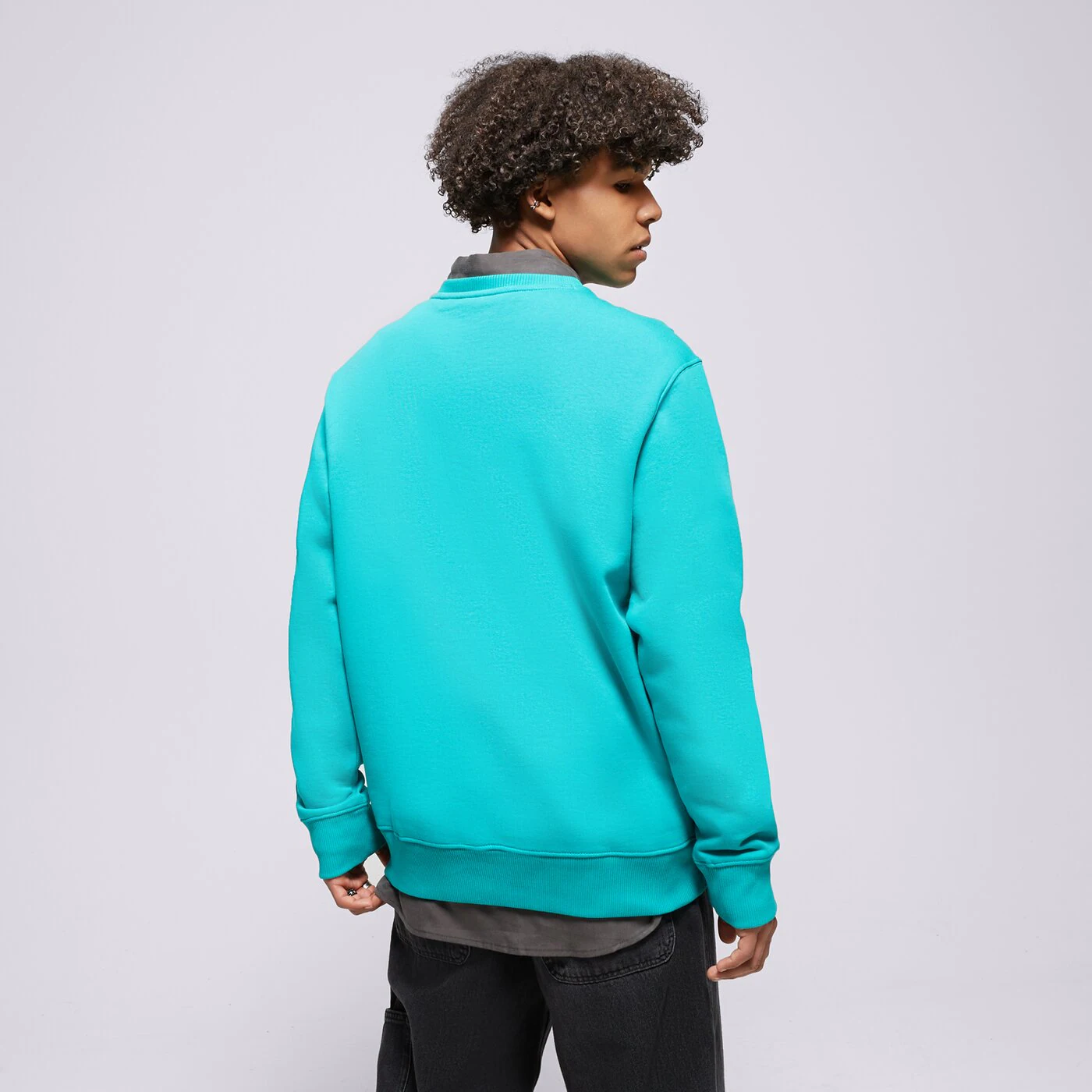 TIMBERLAND SWEATSHIRT SMALL LOGO PRINT Blau