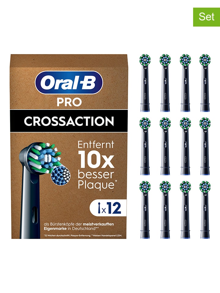 Oral-B 12er-Set: Ersatz-Bürstenköpfe 