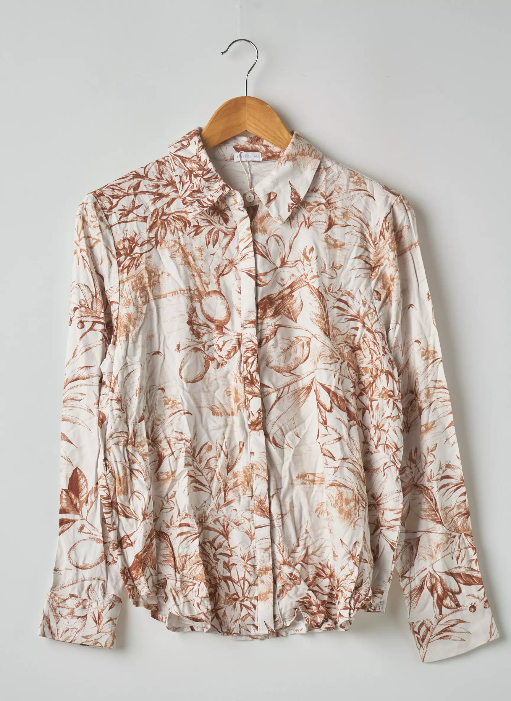 Oysho Chemisiers Femme couleur beige
