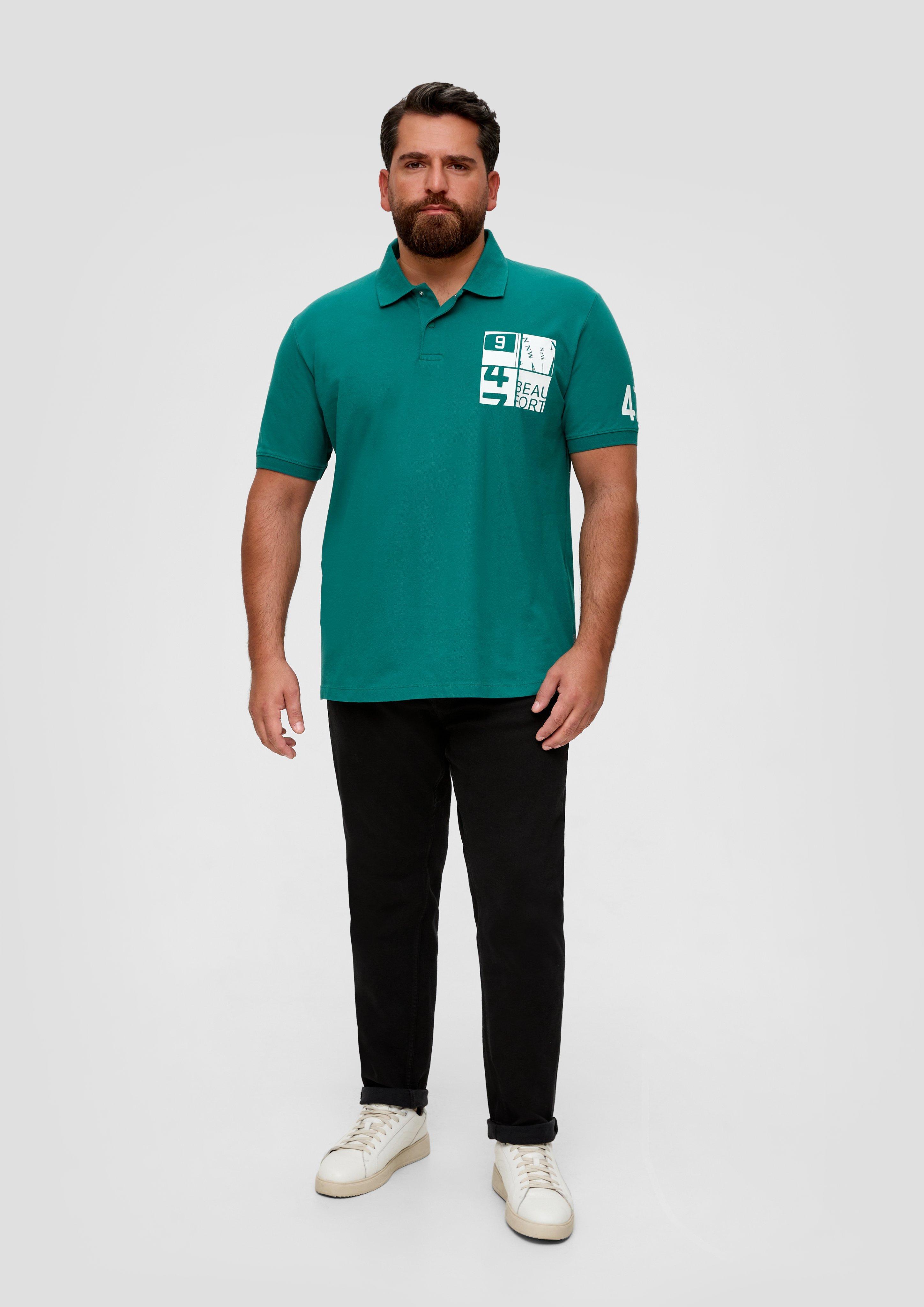 Polo-Shirt aus Baumwollstretch  2139670-76D1