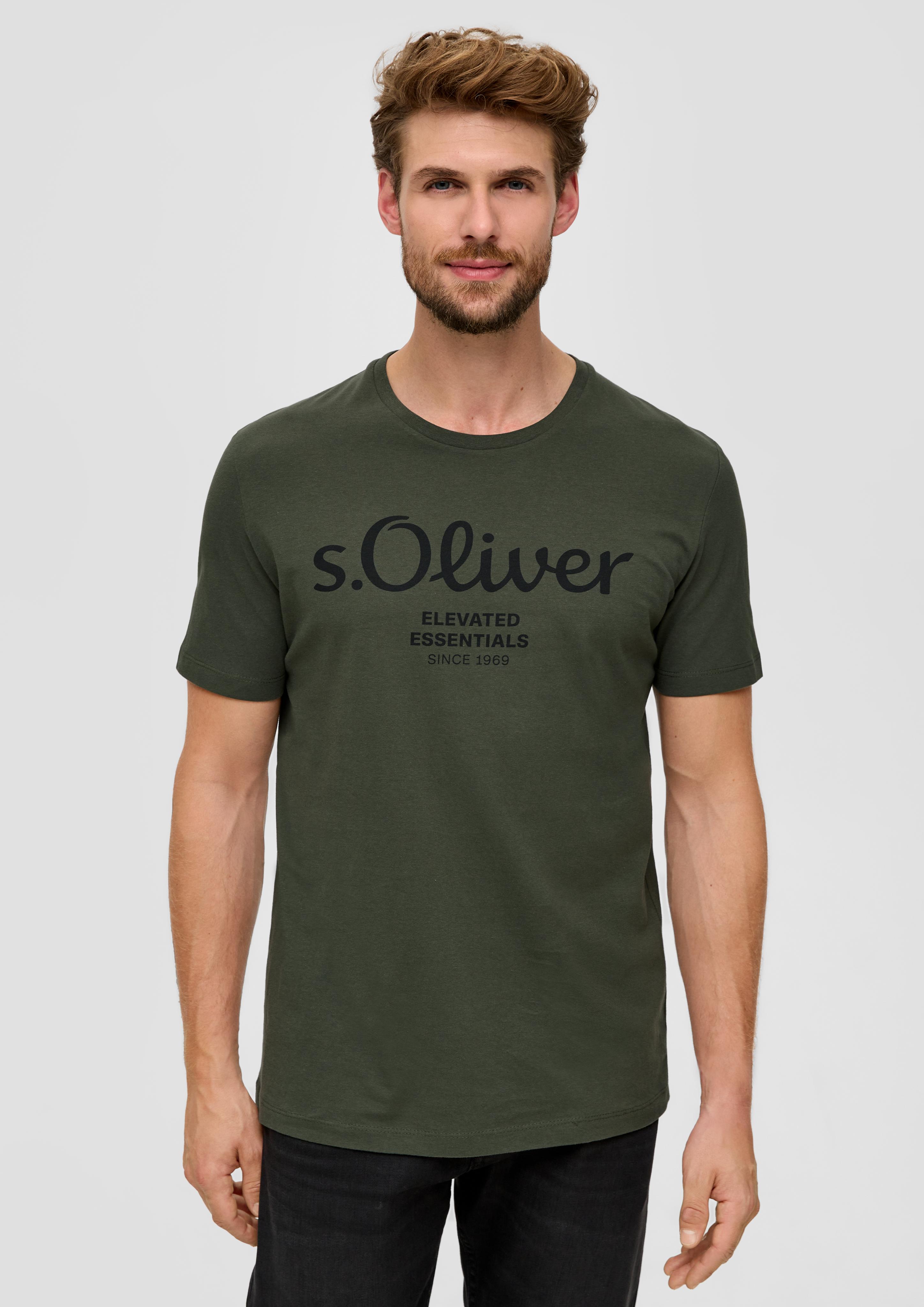 T-Shirt mit Label-Print  2139909-79D1