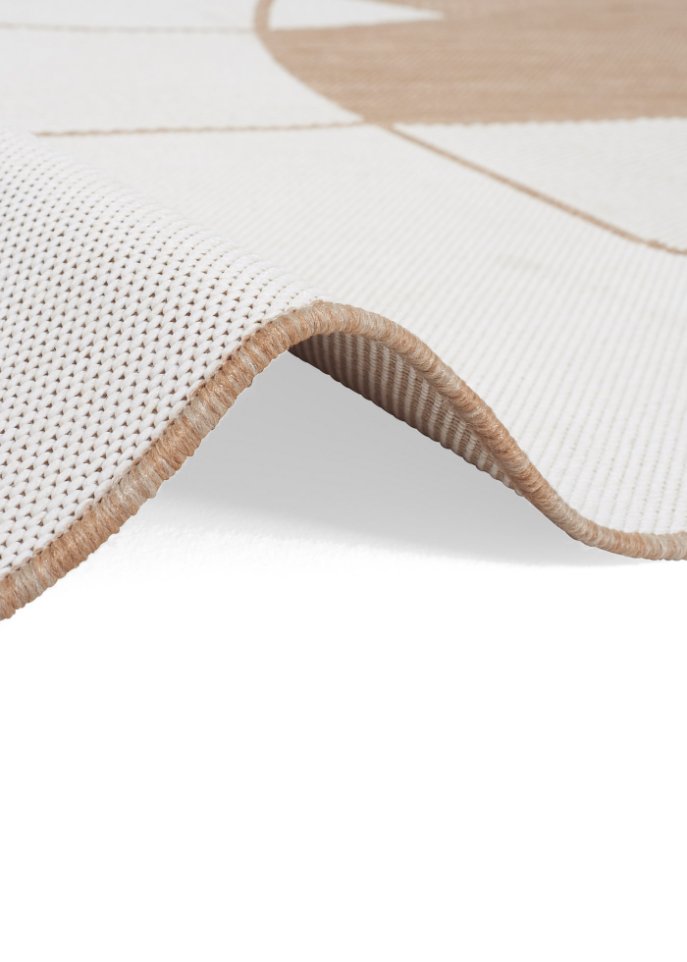 In-und Outdoor Teppich mit grafischer Musterung