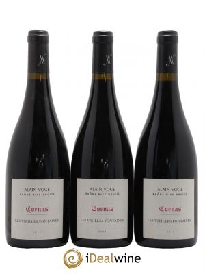 Cornas Les Vieilles Fontaines Alain Voge (Domaine)  2015 - Lot de 3 Bouteilles