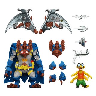 Teenage Mutant Ninja Turtles Ultimates Actionfigur Wingnut & Screwloose 18 cm