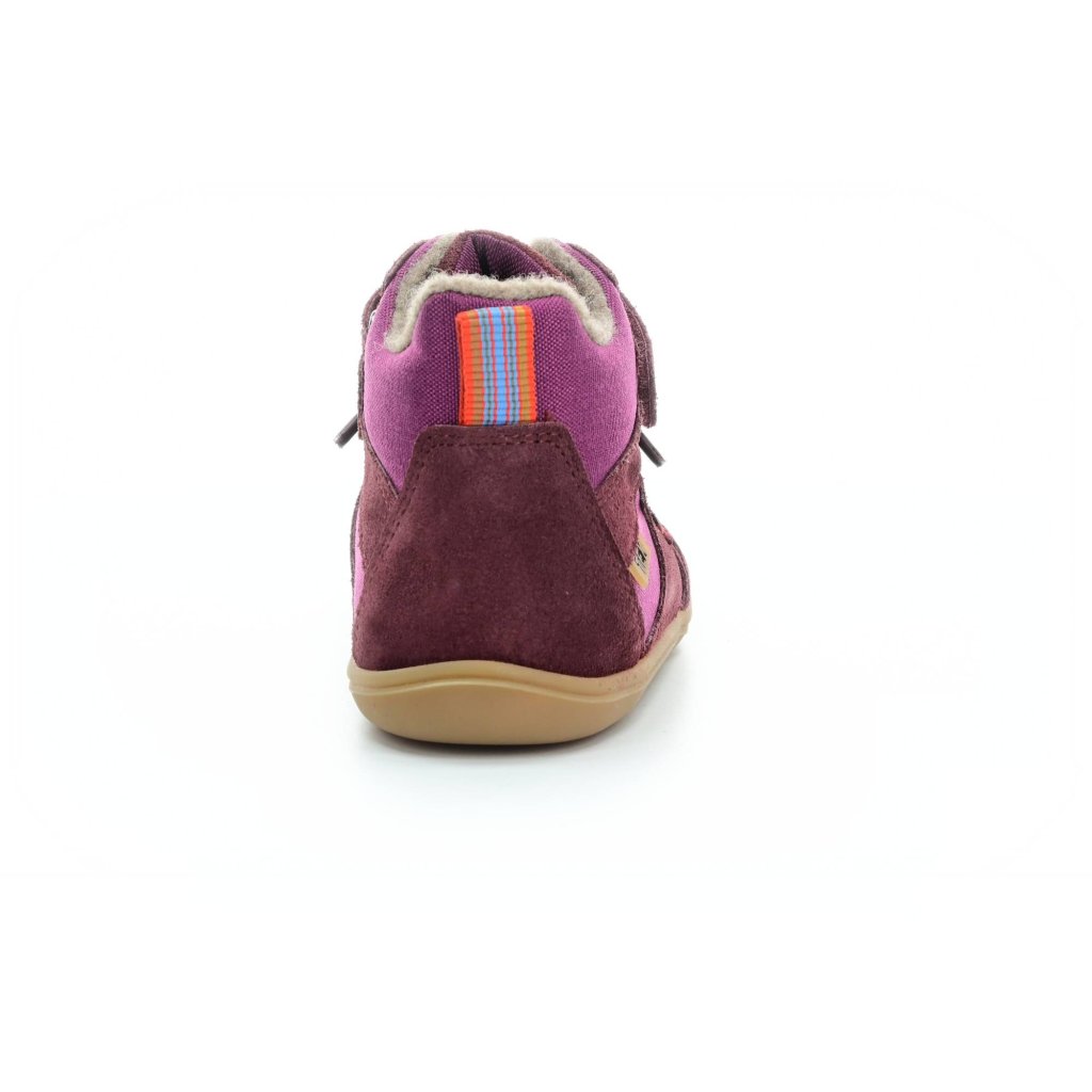 Koel4kids Beau Wool bordeaux Winter-Barfuß-Stiefeletten