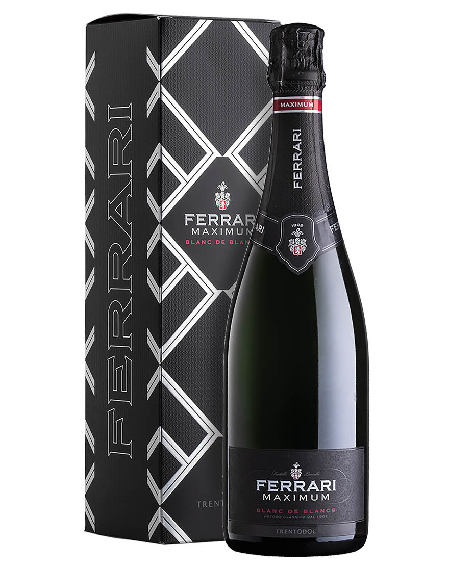 Trento Brut Blanc de Blancs DOC Maximum Ferrari 0,75 ℓ, En Étui