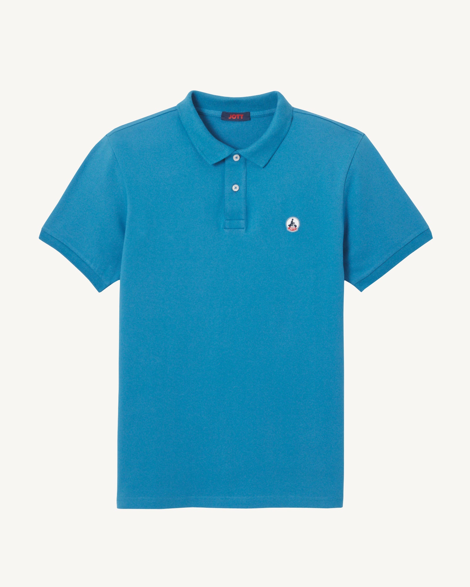 Polo en coton biologique Bleu denim Marbella