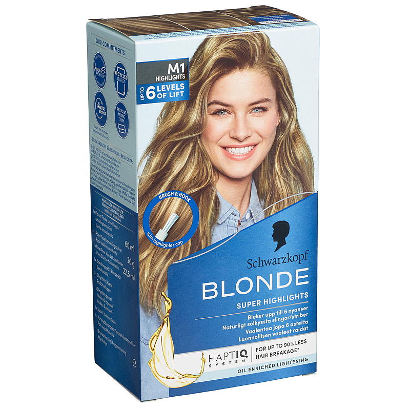 Schwarzkopf Hårfarge Blonde M1Super highlights Schwarzkopf