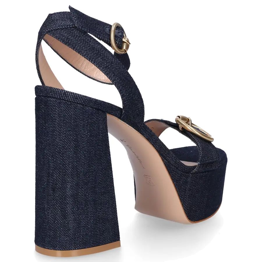 Gianvito Rossi - Sandalen ZANRA Denim - blau
