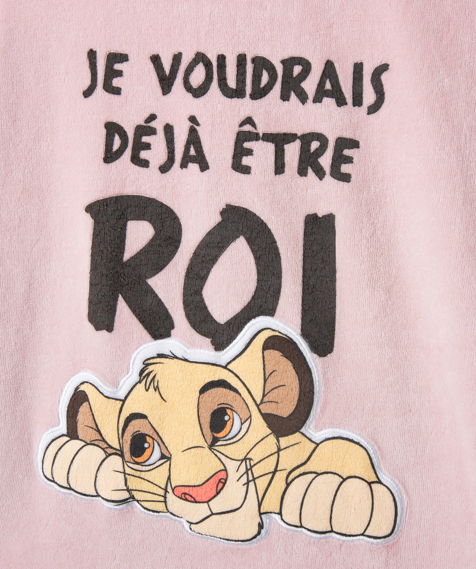 Pyjama en velours motif Le Roi Lion fille - DS violet | GEMO