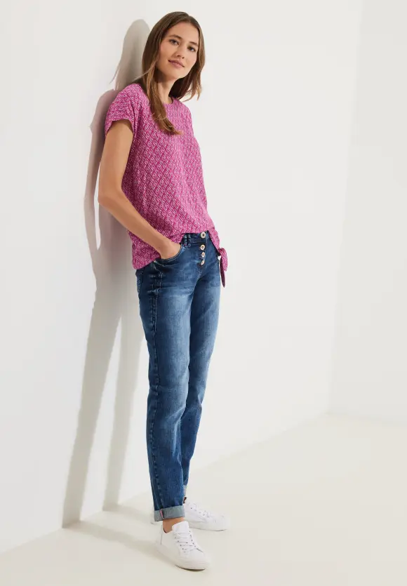 CECIL Bluse mit Knotendetail