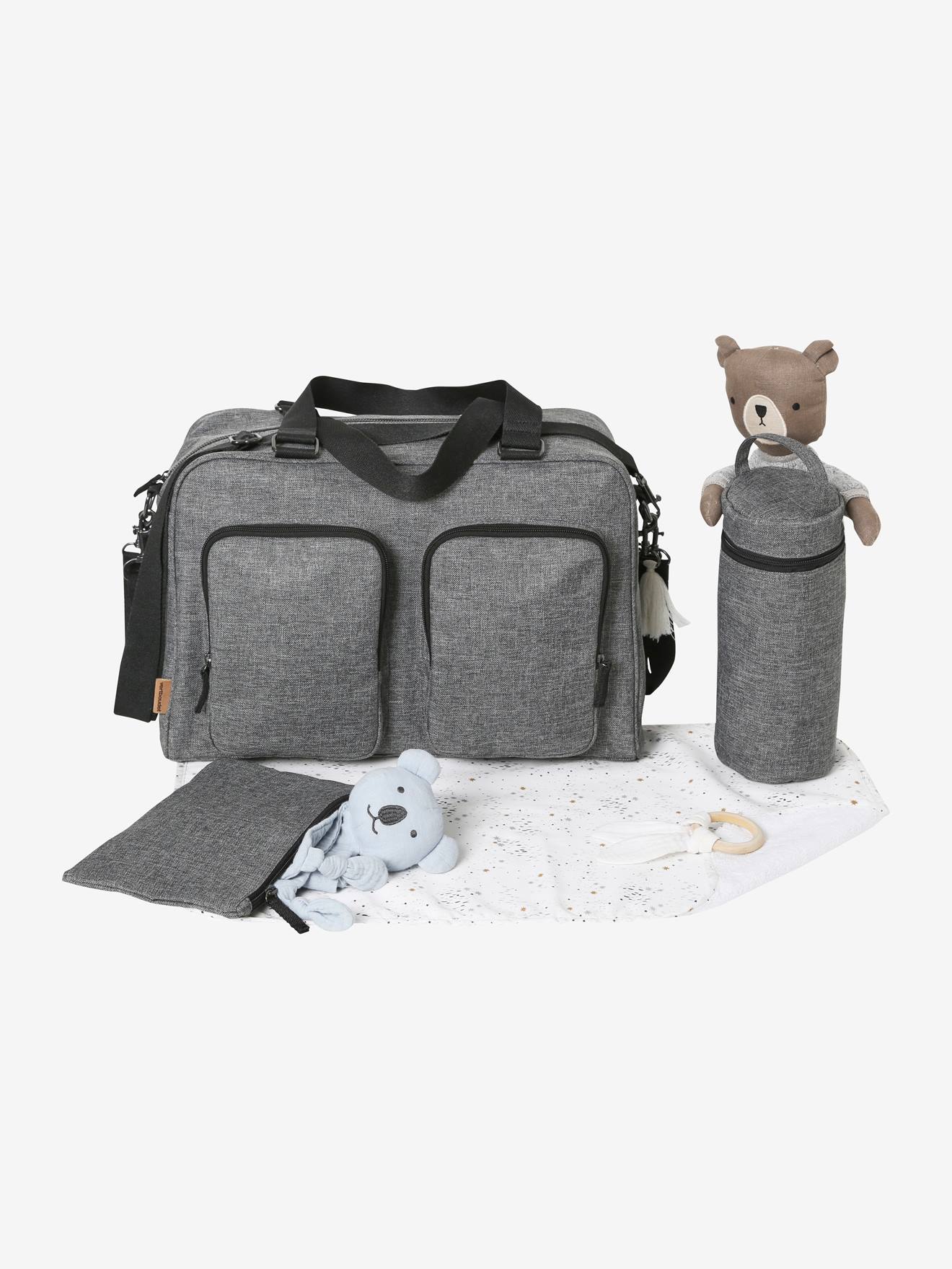 Sac à langer multipoches Family gris