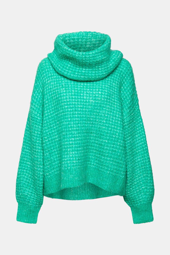 Turtleneck-Pullover in Chunky-Optik