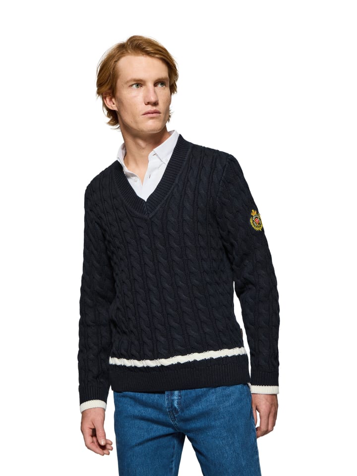 Polo Club Pullover in Navyblau günstig kaufen