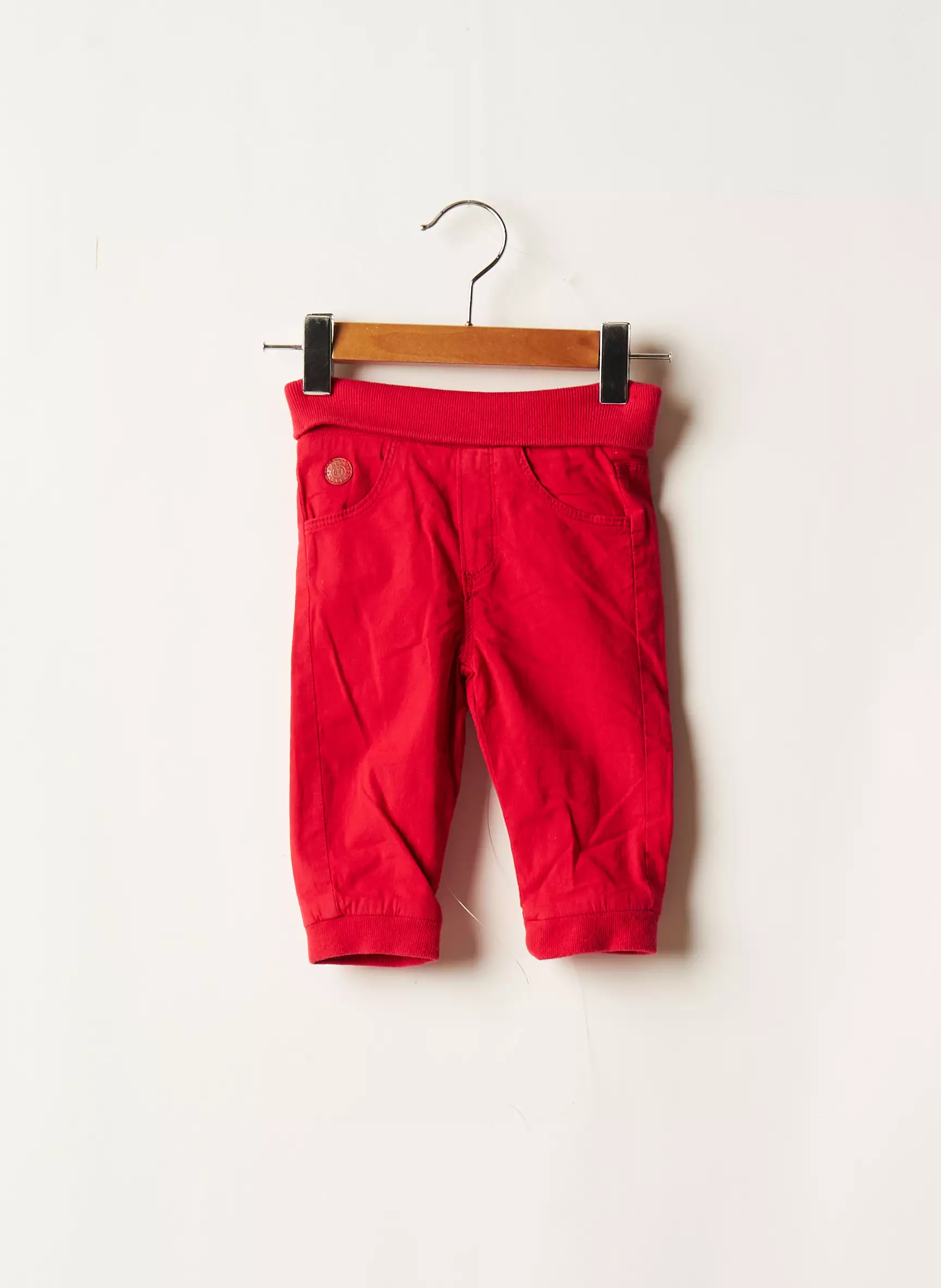 Boboli Pantalons Slim Garcon couleur rouge